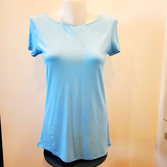 Orb Helena Crisscross Tee in Sky - Picture 4 of 7